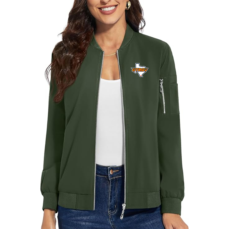 Women's UTRGV Vaqueros Premium Bomber Jacket Outerwear